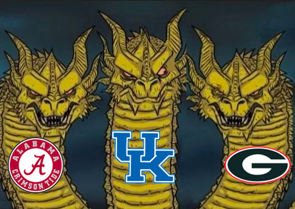 RedditCFB's tweet photo. The last 3 undefeated teams in the SEC, as everyone expected. https://t.co/Vh8cwewmgB