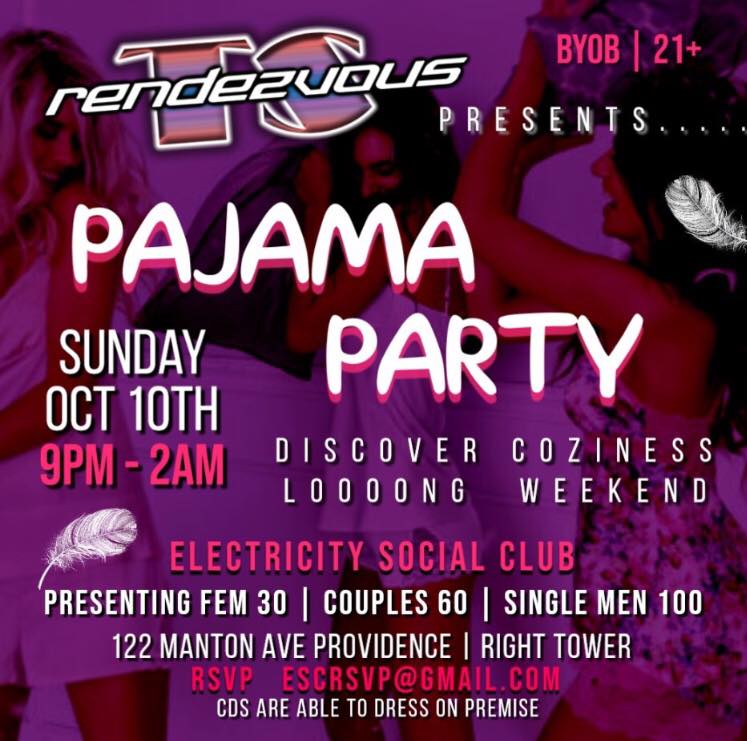 Electricity Social Club on Twitter "TS Rendezvous Pajama Party ESC