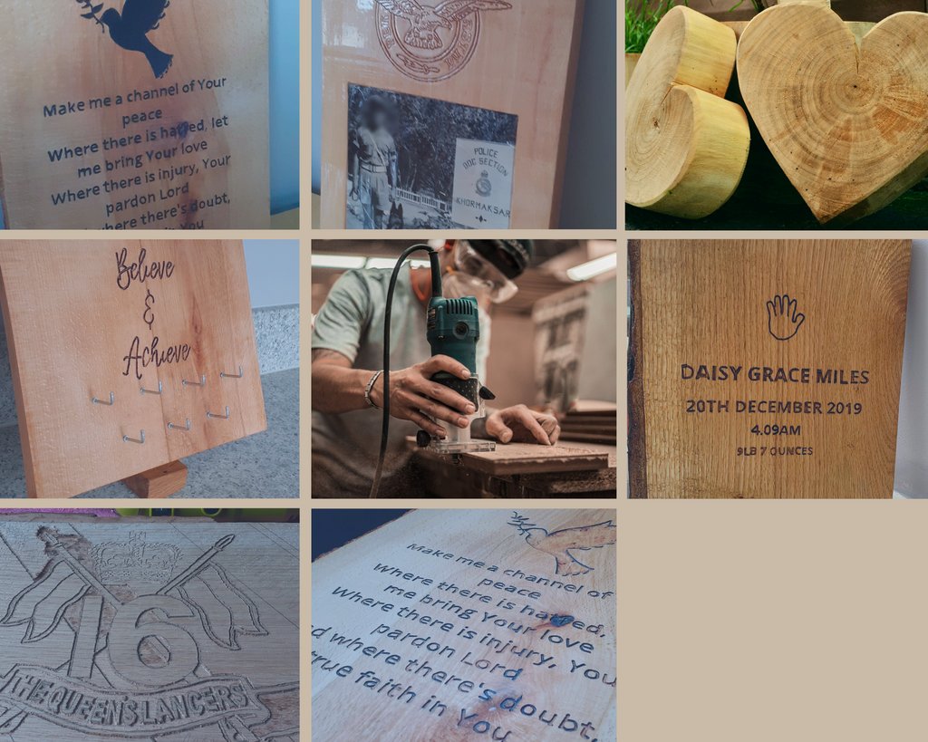 Good morning all👋
Happy #sundayvibes to you all.
I'm Ash &amp; I make bespoke wooden plaques &amp; signs. The ideas are endless. DM me for a chat. 
What can I carve for you?🤔

#ukgifthour #ukgiftam #SundayThoughts #Sunday