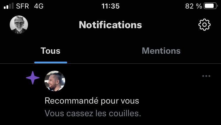 Foutu algorithme 😅