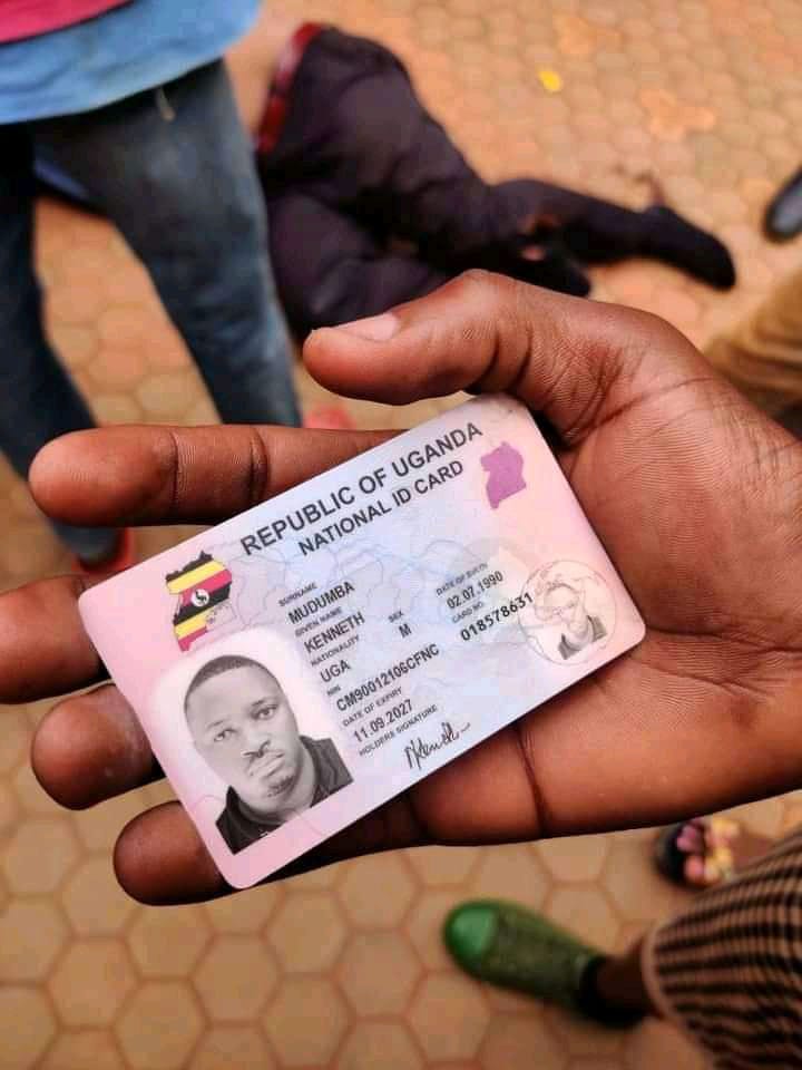 "The person in photo is knocked and is at Namasuba clinic in critical condition who ever maybe knowing him please inform his relatives" RT.