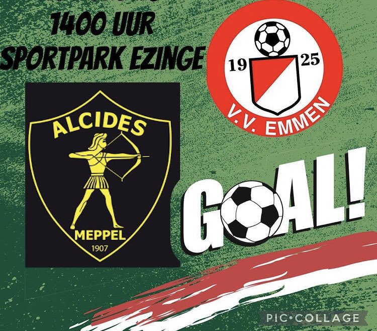 Vanmiddag op Ezinge. Ennuhhhh…. 🌧 ? We hebben een overdekte tribune. Dus wees welkom! Tot straks! 💛🖤💪🏻⚽️ #letsgo