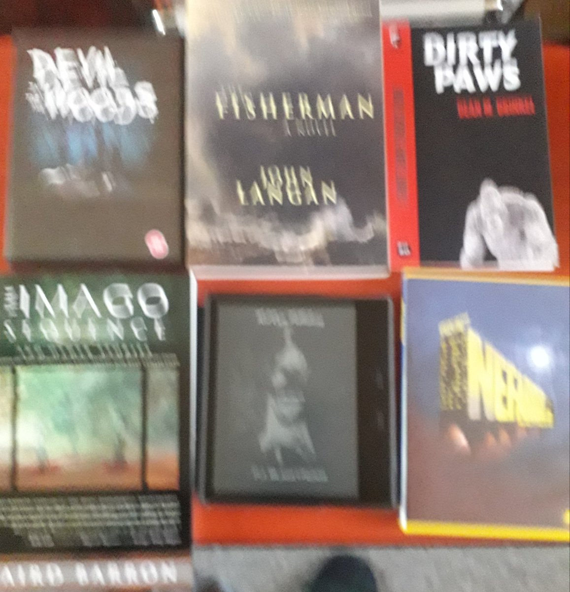 MarkAnthonySm16's tweet photo. Some #Halloween picks in #books and #film : #devilinthewoods @tezzius The Fisherman @MrGaunt Dirty Paws @deanmdrinkel The Imago Sequence @LairdBarron Home @pjbn_author Nefarious @r_rowntree #indieauthors #indiehorror #promotehorror #film @PromoteHorror #rtArtBoost #hplovecraft https://t.co/1ueP5JSeIR