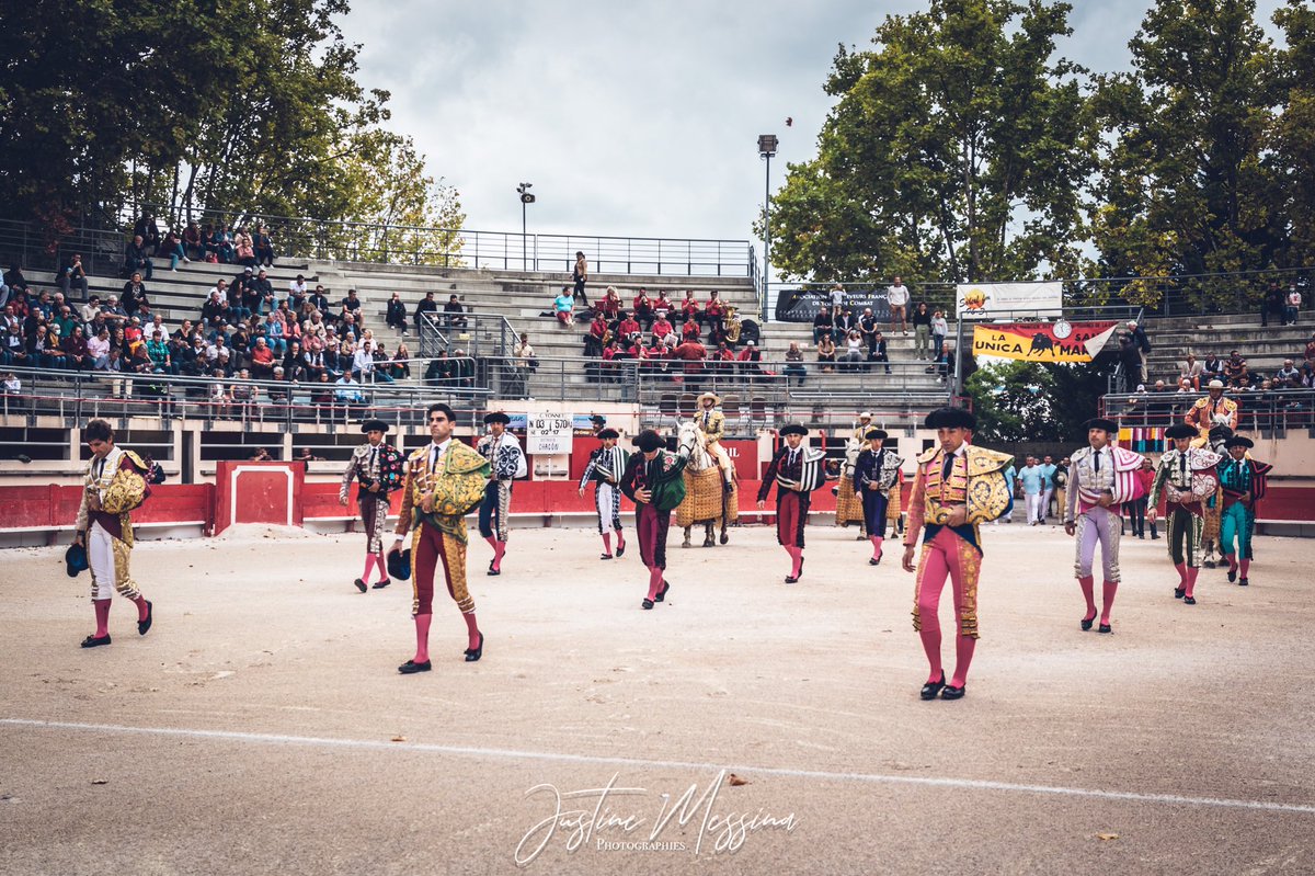 [ 🔴 EN DIRECT #SaintMartindeCrau 🇫🇷 ] PASEO | Début de la deuxième corrida de la Feria de la Crau avec Octavio Chacón, Alberto Lamelas et Miguel Ángel Pacheco face aux toros de Yonnet.

📸 Tendido 11 / <a href="/Justine_Messina/">Justine Messina</a>