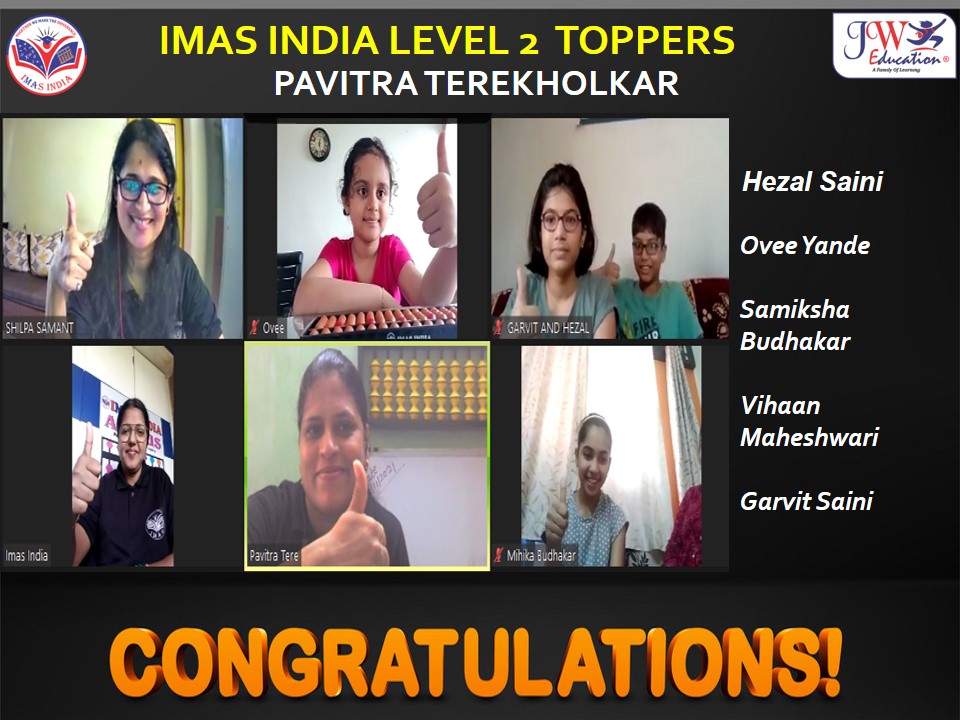 IMAS INDIA LEVEL 2 PAVITRA TEREKHOLKAR