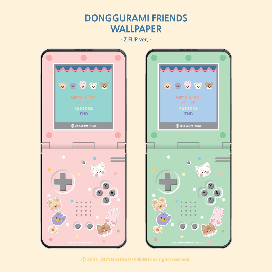 RT @donggurami_21: 요즘 유행한다는 🎮레트로 게임기🕹디자인으로 z플립 배경화면 작업해보았어요😁 잠금화면, 홈화면용  두 종류로 나눠 쓸 수 있답니다! 👇🏻 💌배경화면 원본은 프로필링크에 있는 그라폴리오에💌 🎁9월 마켓 및 📱폰케이스 선…