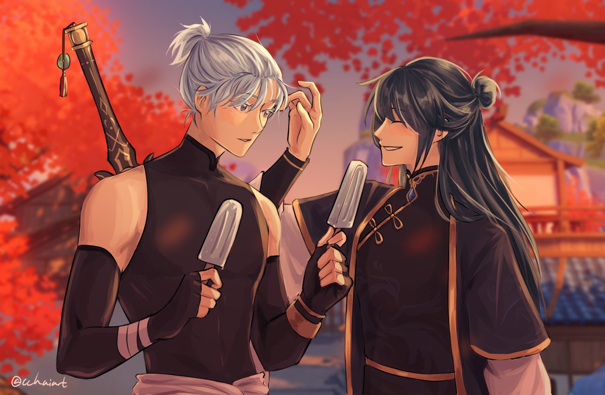 cchaiart's tweet image. growing up

#Xingqiu #Chongyun #GenshinImpact #原神