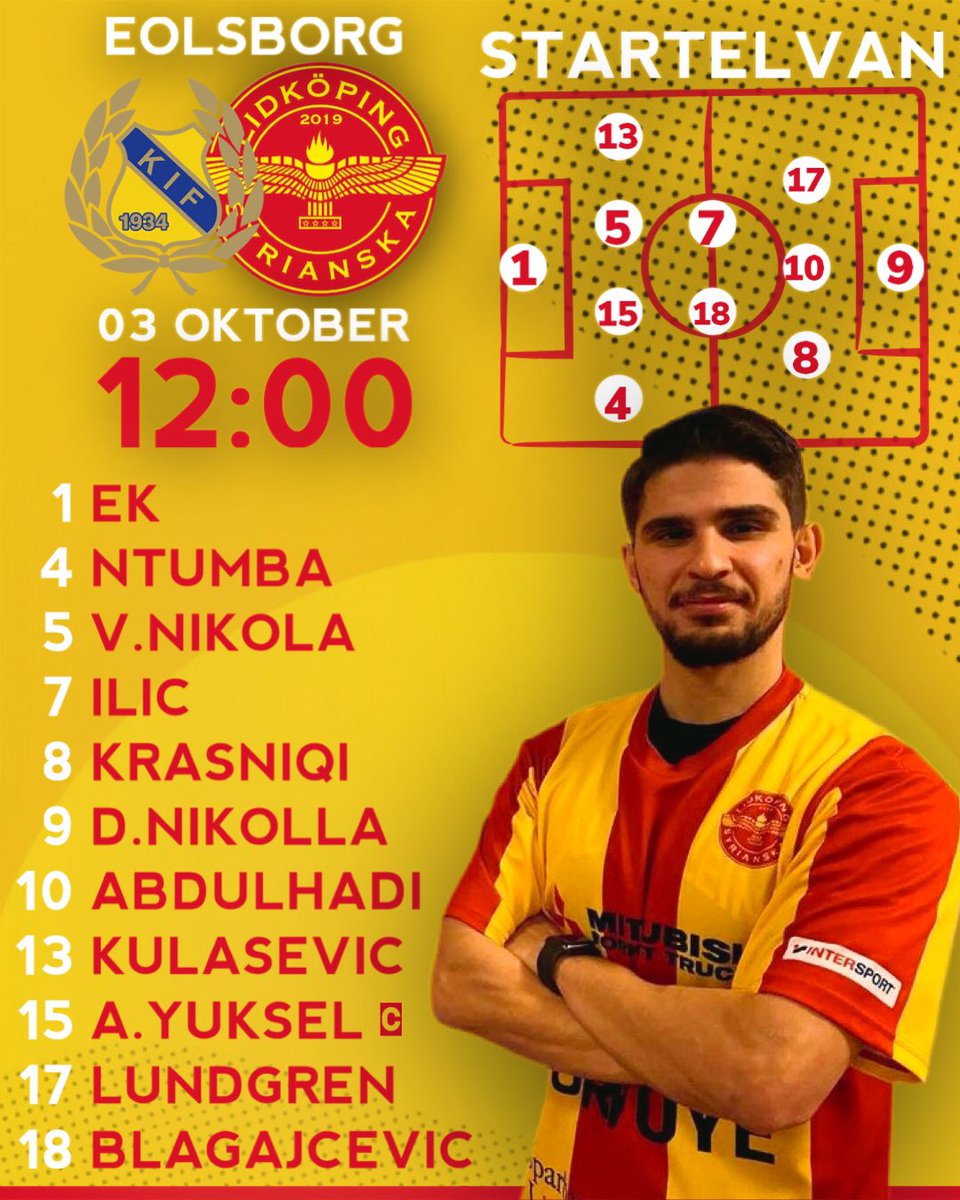 SyrianskaFK's tweet photo. 🔴STARTELVAN🟡

NU KÖR VI!

#motdiv5 #tihesuryoye❤️💛 https://t.co/OFBSoTiSPo
