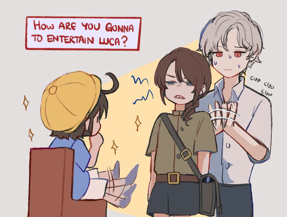 Behind the scenes of trying to take a good ID photo for Luca
I'm taking too long to color the rest so I'll post these first since I neglected my work for a whole day now HAHAHAHAHAHA _(:_」∠)_