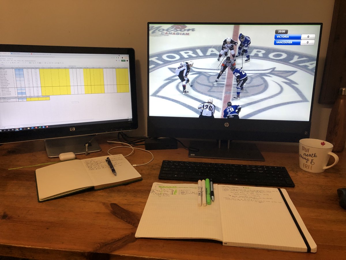 Getting to work now on tracking tonight's <a href="/WHLGiants/">Vancouver Giants</a>  game. 

Initial impressions; the 1st Line (Hall-Sourdif-Lysell) was impressive when intact, Leslie is exciting to watch on the back-end, and Vikman settled in and was solid.

Game Score and Writeup will be out tomorrow.