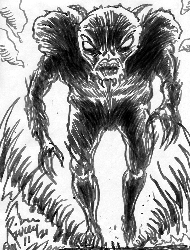 Thedocbot's tweet photo. #SketchbookSaturday on a #SaturdayScares or is that #ScarySaturday it is #hashtagmadness #chills #drawrick #horror #sketchbook #draw365 #HorrorCommunity #monsters #monsterdrawings #draw #rinktober #create https://t.co/J7S58UJGwV