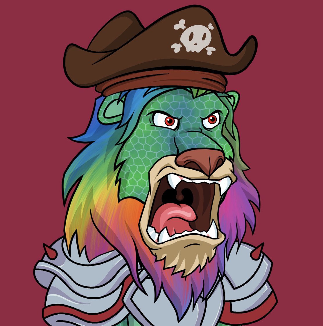 brnzltx's tweet image. Welcome King!!! So glad you are ROARING with us!! #PRIDEPROUD @LazyLionsNFT