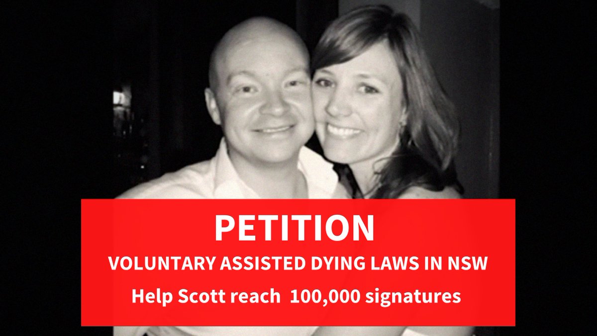 Please help..... We need 5,000 more signatures. 

SIGN HERE 👉bit.ly/dwdnswpetition👈

Assisted dying laws will be debated in NSW Parliament in a matter of weeks. 

Terminally ill people in this state must not be left behind. 

#nswpol #vad4nsw #assisteddying #Vad