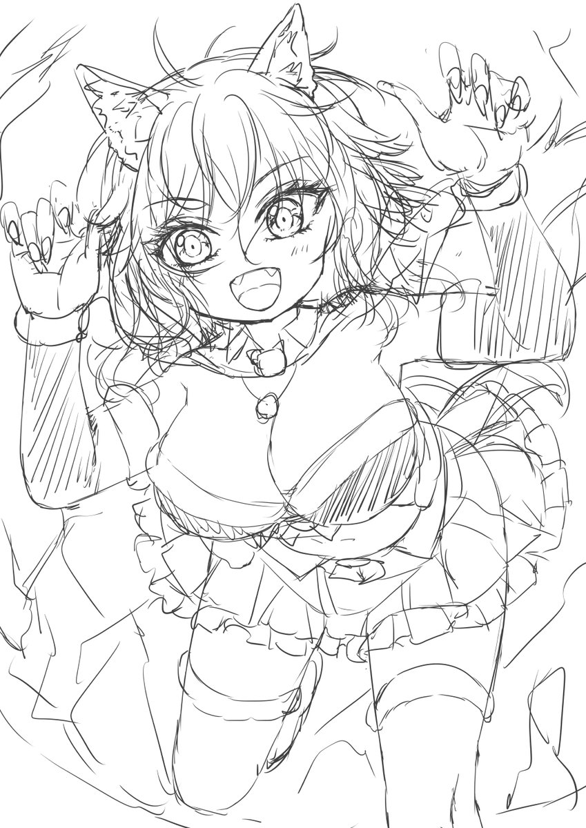 ハロウィンティー様ラフ修正

ハロウィン🎃

襲いくるオオカミ娘🐺 