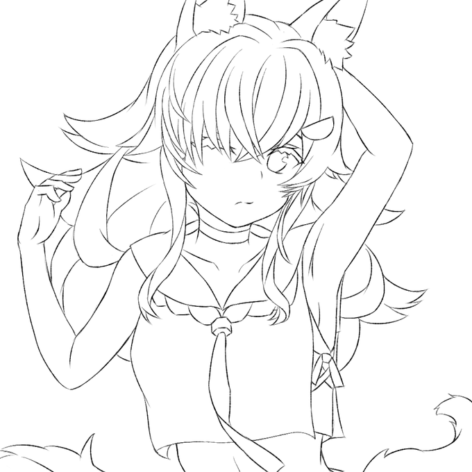 時間あるときにnull #みおーん絵 