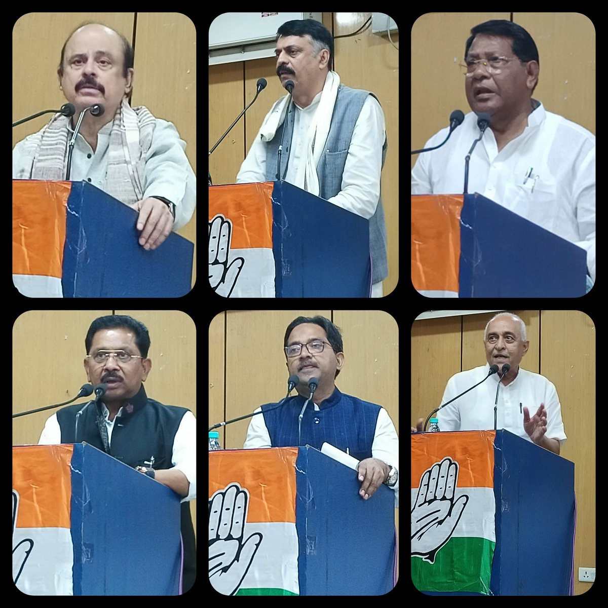 कल हुए विचार संगोष्ठी कार्यक्रम को सम्बोधित करते मुख्य अतिथि <a href="/INCIndia/">Congress</a> के महासचिव <a href="/itariqanwar/">Tariq Anwar</a> जी, प्रदेशाध्यक्ष <a href="/RajeshThakurINC/">Rajesh Thakur</a> जी, मंत्री <a href="/DrRameshwarOra1/">Dr. Rameshwar Oraon</a> जी, सांसद <a href="/dpsahuINC/">Dhiraj Prasad Sahu</a> जी, कार्यकारी अध्यक्ष <a href="/ShahzadaAnwar3/">Shahzada Anwar</a> जी एवं धन्यवाद ज्ञापन करते <a href="/ChoudharyAshok_/">Ashok Choudhary</a> जी।

<a href="/SinghRPN/">RPN Singh</a>