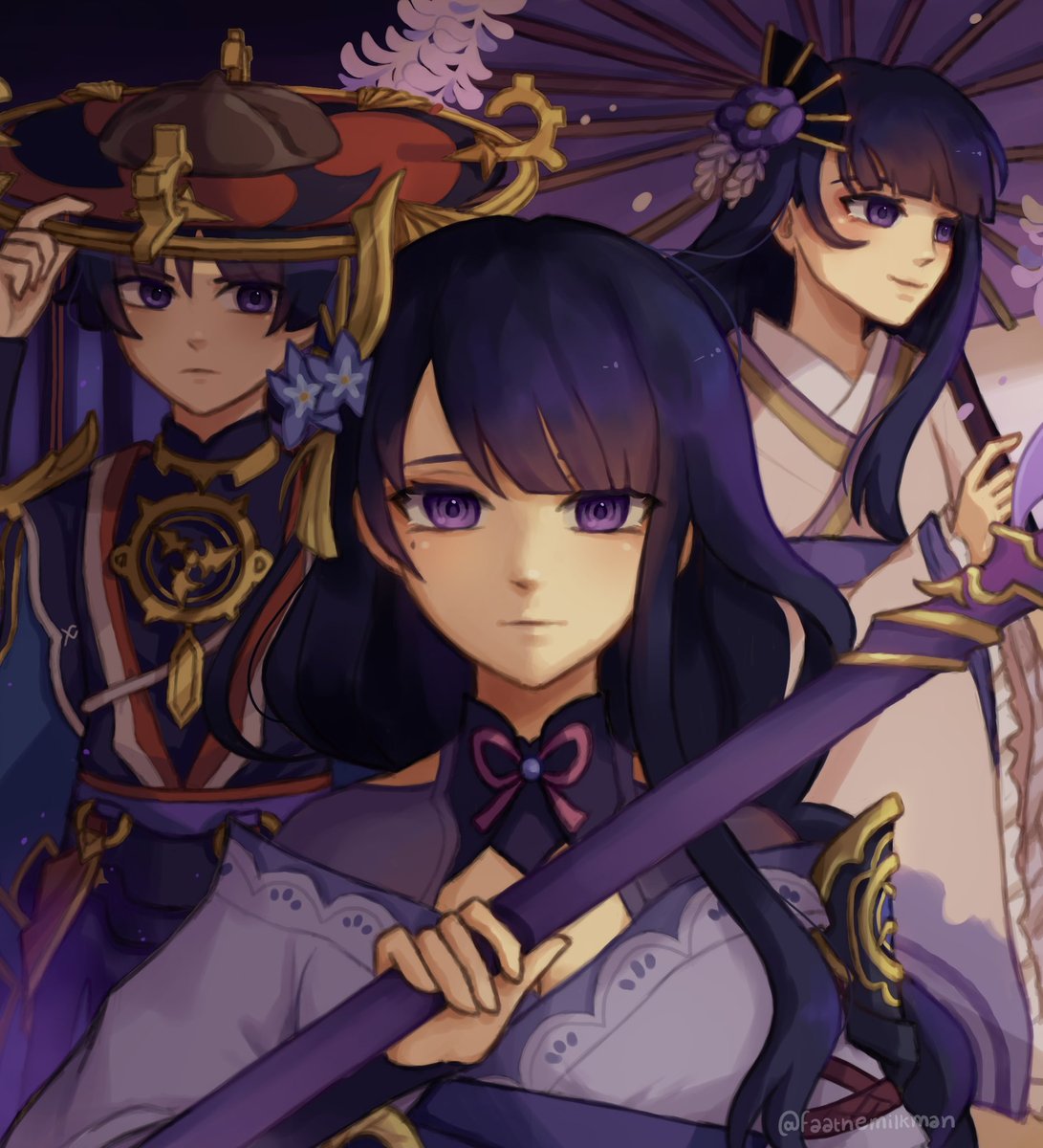 MilkmanFaa's tweet photo. “When lightning flashes, it casts a shadow”
#GenshinImapct #genshin #RaidenShogun #scaramouche https://t.co/zuswCmU8cH