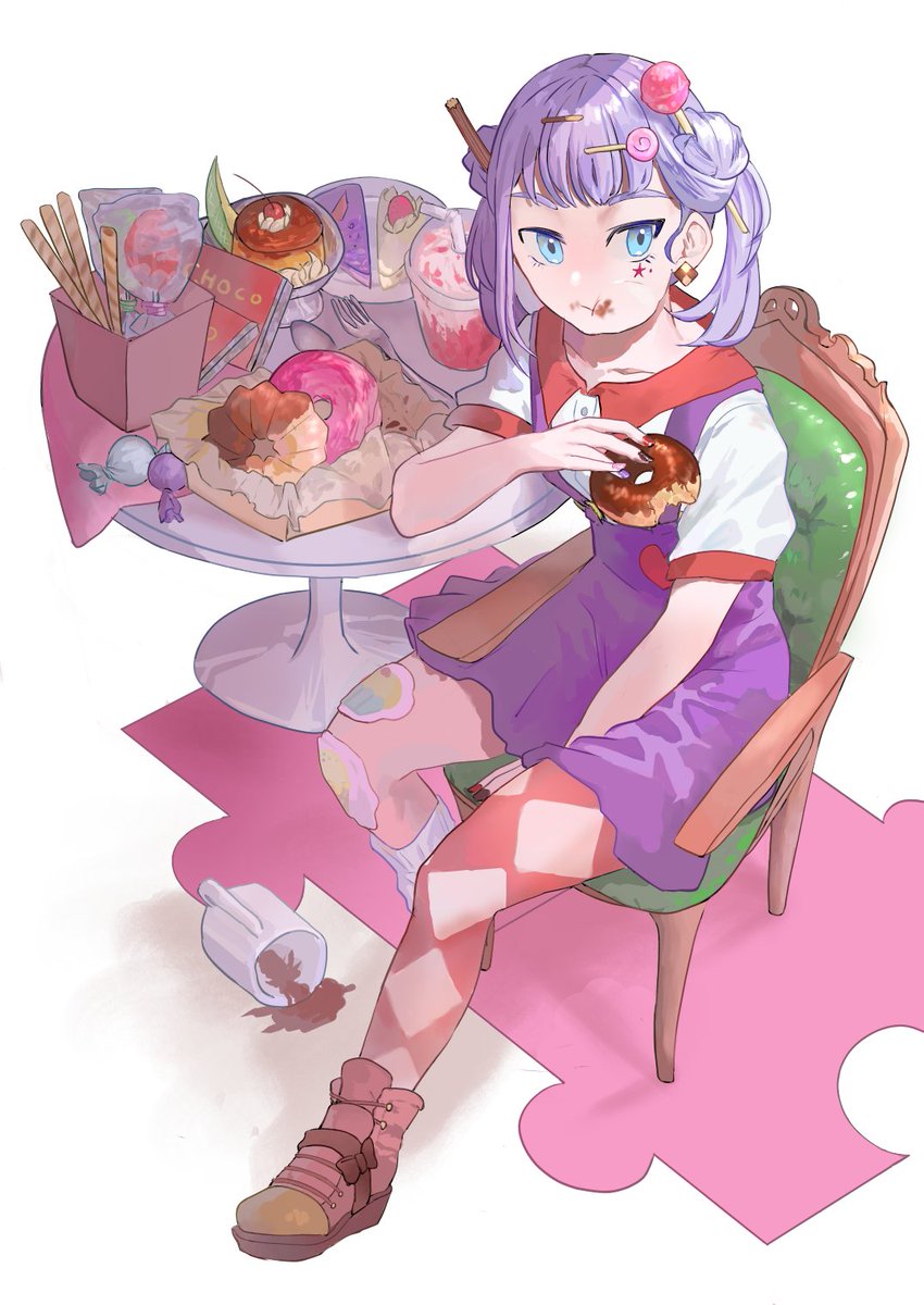 LemonkeyR's tweet photo. 明日は何食べよう？

#創作
#創作イラスト
#イラスト
#オリキャラ https://t.co/ziLfhTUKN5