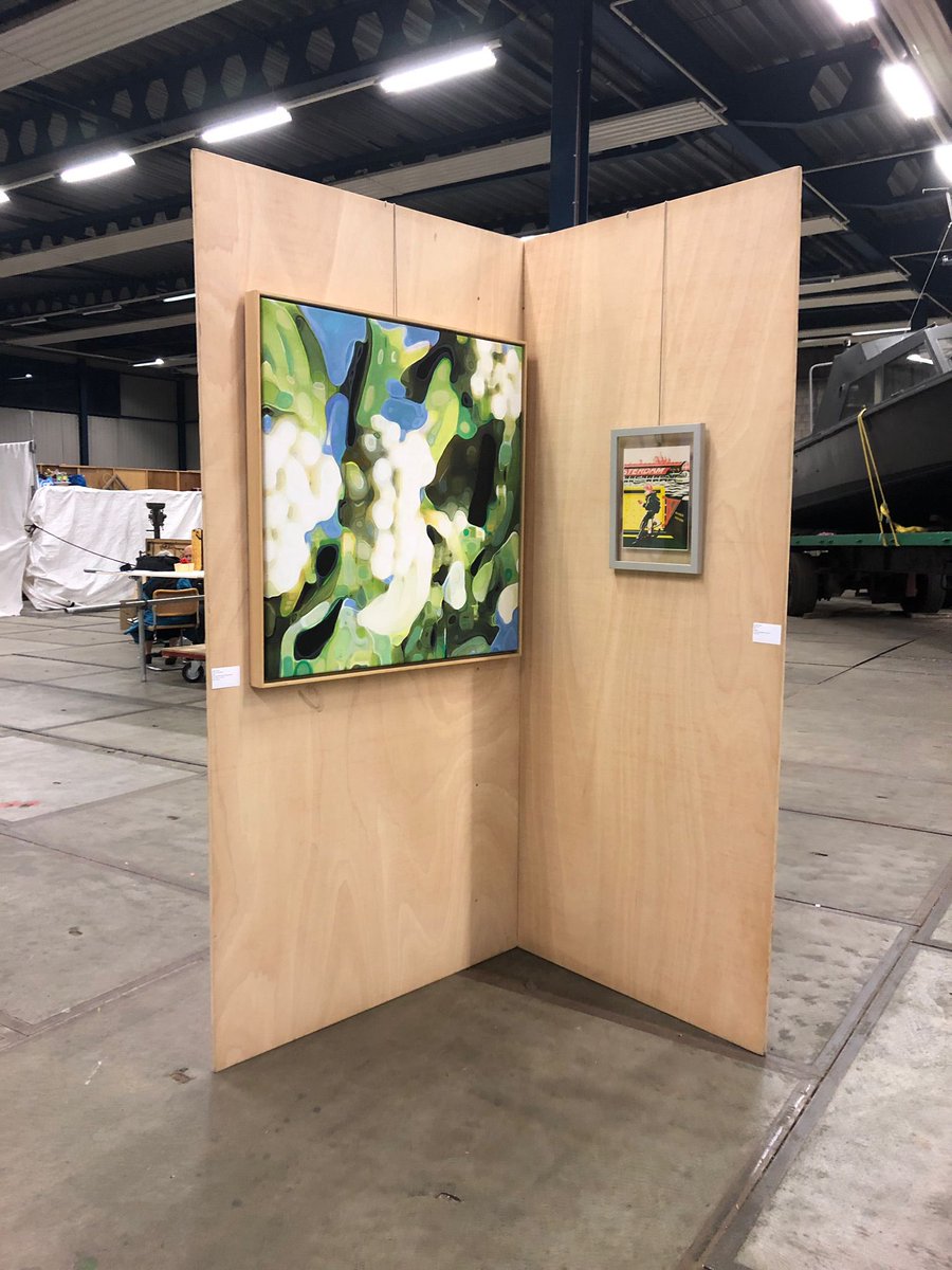 Good morning! I wasn’t able to make it to the <a href="/AteliersNoord/">Open Ateliers Amsterdam Noord</a> central expo last night, but still sold two screenprints of “I AM” from the #facesontheferry seasonal collection. One more day to visit, in my studio or at Draka, 12.00-18.00.