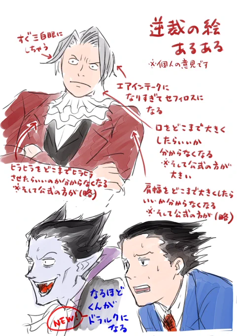 描いてると陥る罠 