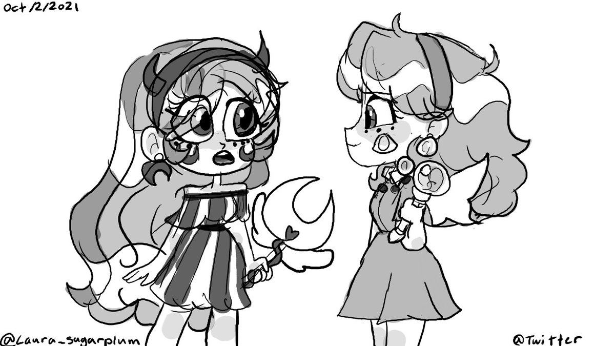 laura_sugarplum's tweet photo. #MelanieButterfly #PerlaButterflythomas #starckie #SVTFOE 
Perla meets Melanie!!!
Melanie belongs to @fremynstein 
Perla belongs to me, @laura_sugarplum https://t.co/ABIfISS0HD
