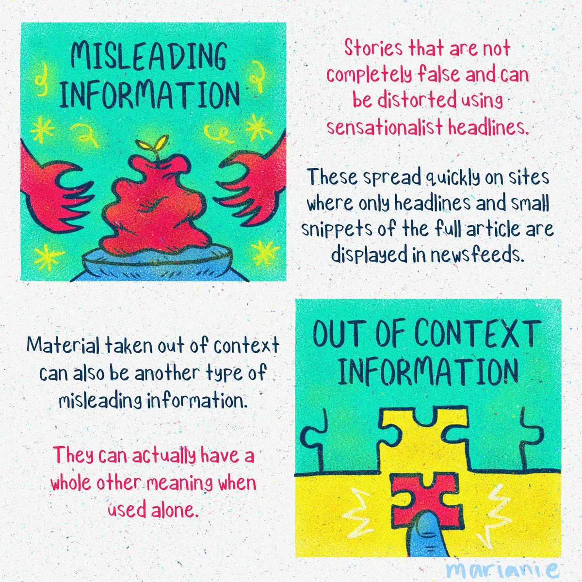rapplerdotcom's tweet photo. Beshies, alam mo ba na may iba't-ibang uri pala ng 'fake news' at dapat natin ito bantayan?

Comics by Marian Hukom (https://t.co/DdnlXeHdLT) https://t.co/wkbB7BzBTt