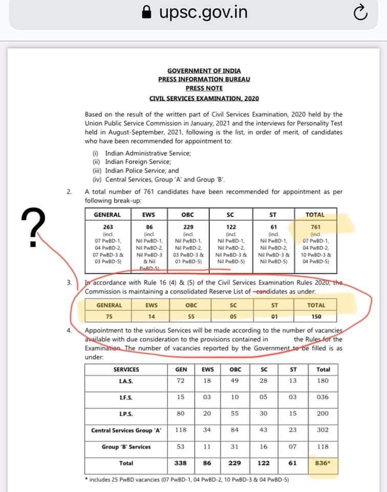 NewsBpi's tweet photo. UPSC अगर सिविल सर्विस की गोपनीय रिज़र्व लिस्ट के कैंडिडेट के नाम और नंबर जारी कर देगा तो क्या राष्ट्र की सुरक्षा ख़तरे में पड़ जाएगी? जो चीज़ ख़तरे में पड़ जाएगी, उसका नाम बताएँ।
परीक्षा हुई, इंटरव्यू हुआ, रिज़ल्ट आया। गोपनीय रह गई रिज़र्व लिस्ट। #upsc_scam #UPSC_Interview_Scam https://t.co/9rlAsJmBQq