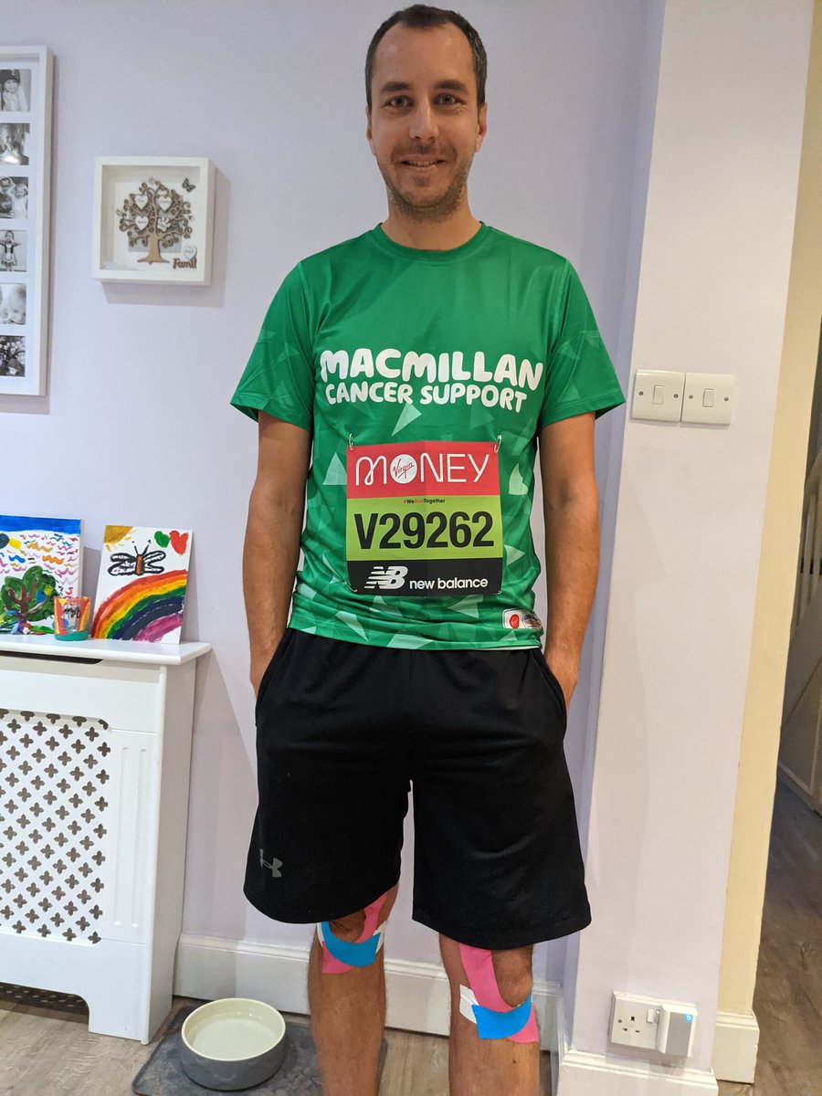jonhunt82's tweet photo. So much for a nice relaxing Sunday. These things always seem a good idea at the time of signing up! #EveryoneFromDayOne #WeRunTogether #TeamMacmillan #LondonMarathon https://t.co/KYgPzVin59