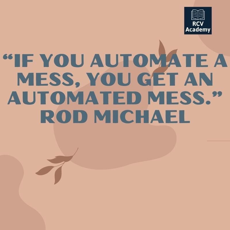 swtmentor's tweet image. &quot;IF YOY AUTOMATE A MESS, YOU GET AN AUTOMATED MESS.&quot;
                          ROD MICHAEL

#RcvAcademy #SoftwareTestingMentor