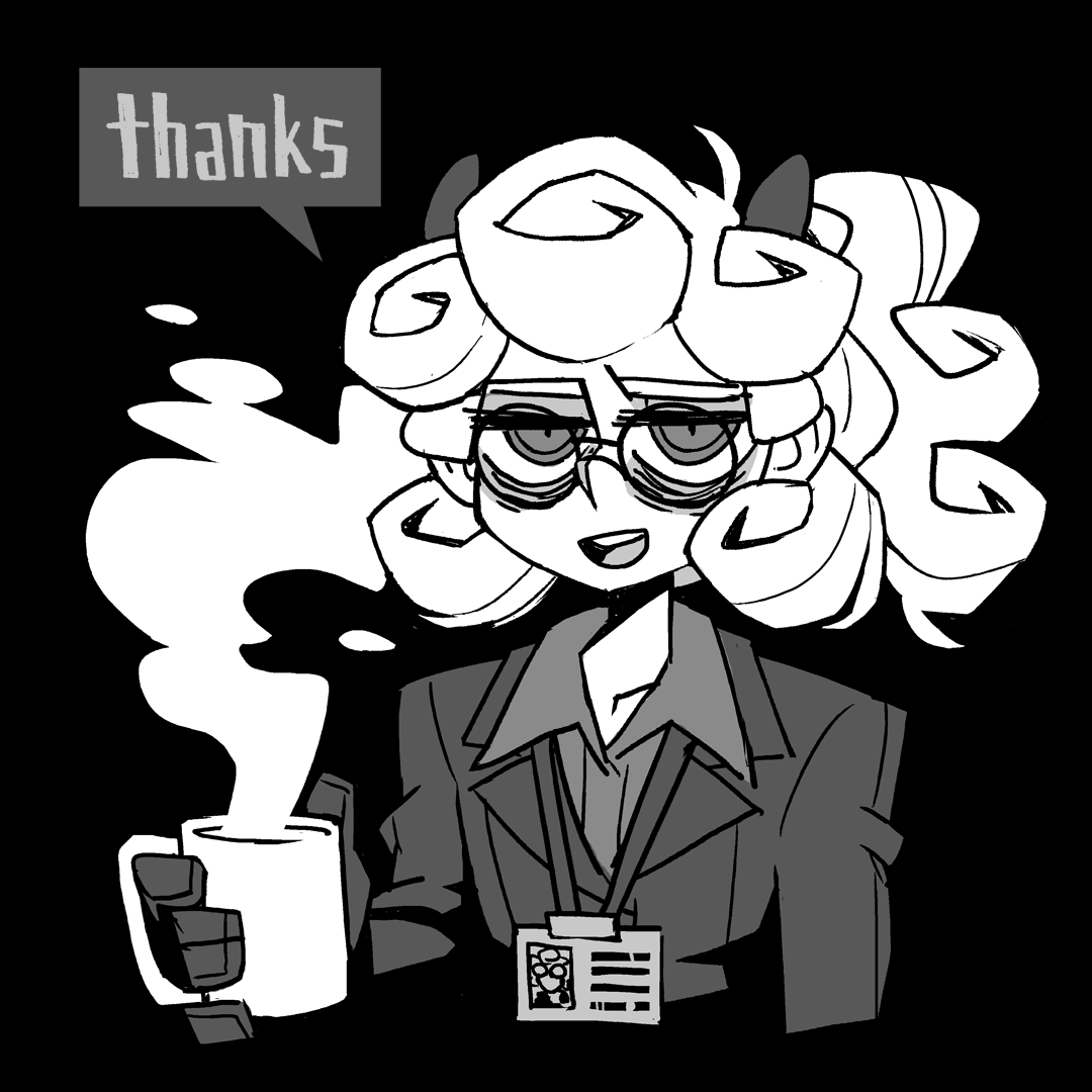 vanripperart's tweet photo. Demontober #3: Morning Demon https://t.co/HfaturR9DH