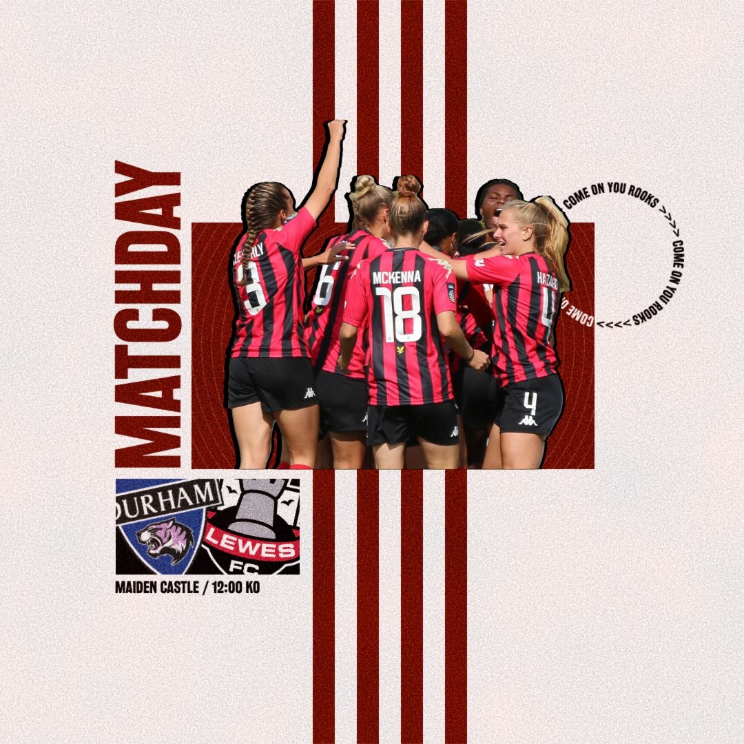 ≋G≋A≋M≋E≋D≋A≋Y≋ 🆚 DURHAM 🏟️ MAIDEN CASTLE ⏰ 12PM 📻 LINK IN BIO and below 🏆 FA WOMENS CHAMPIONSHIP #️⃣ DURvLEW LET'S GO LEWES! 🖤❤️ RADIO: internet-radio.com/station/durham… #LEWESFC #COYR #DURvLEW