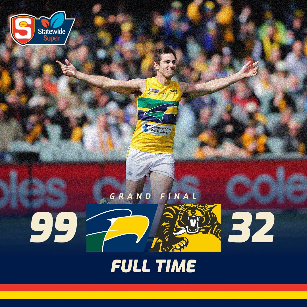 THE EAGLES ARE THE 2021 SANFL PREMIERS 💙💛💚 #SANFLGF