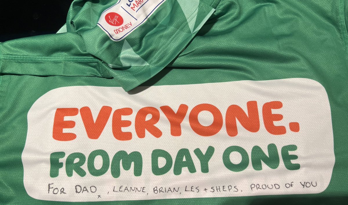 So. Here we go then #londonmarathon 
Thank you to everyone who has been so, so generous in sponsoring me for the amazing <a href="/macmillancancer/">Macmillan Cancer Support</a> 

It’s not when you finish, it’s why. 
For you, Dad x 
#everyonefromdayone
