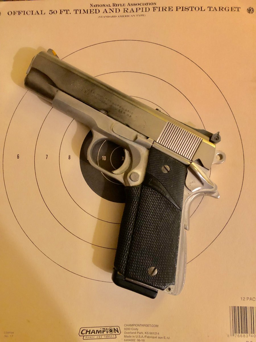 AntiqueTime's tweet photo. Will be having a #RangeDay soon. Slowly my #MuscleMemory is coming back. #ColtRailGun #ColtCommander #SpringfieldRonin #45ACP #9MM #SundayGunDay #2A #SecondAmendment #2AShallNotBeInfringed #BuyGuns #BuyAmmo 🇺🇸🇺🇸🇺🇸@R6Tac 🇺🇸🇺🇸🇺🇸 https://t.co/OHVw5svdfO