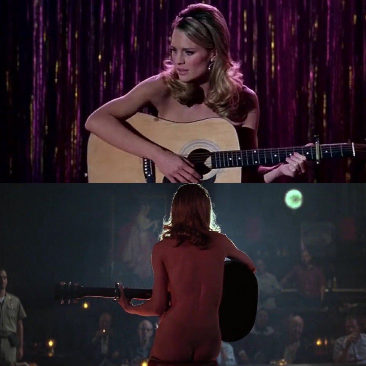 Kacey Musgraves bares it all while channeling Jenny from Forrest Gump durin...