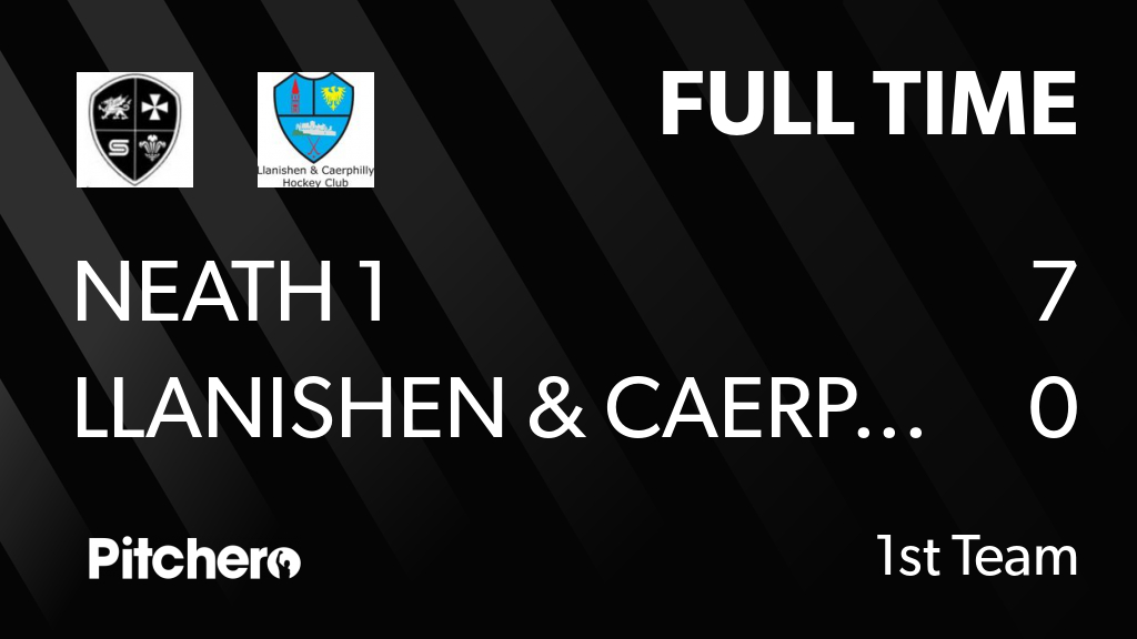 FULL TIME: Neath 1 7 - 0 Llanishen &amp; Caerphilly 1
#NEALLA #Pitchero
pitchero.com/clubs/neathhoc…