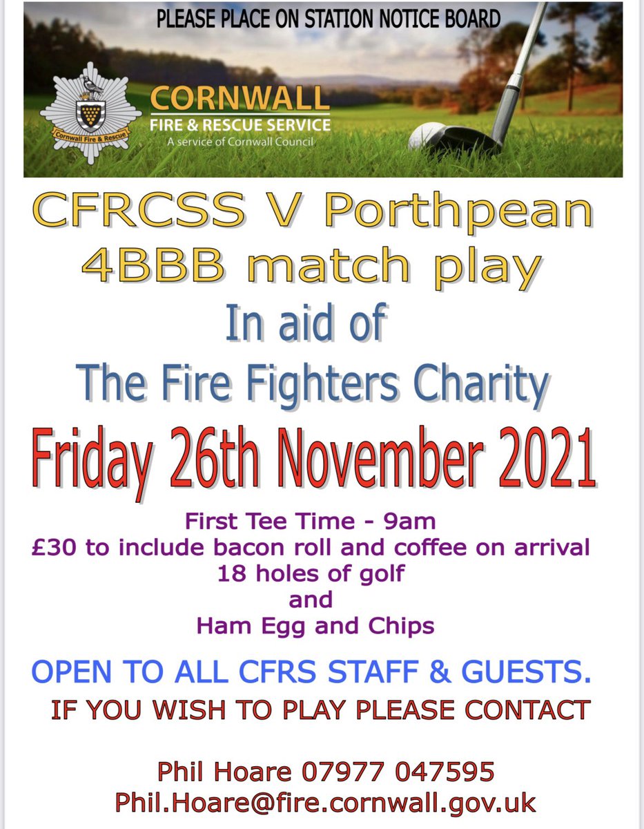 CFRS Golf Section tweet media