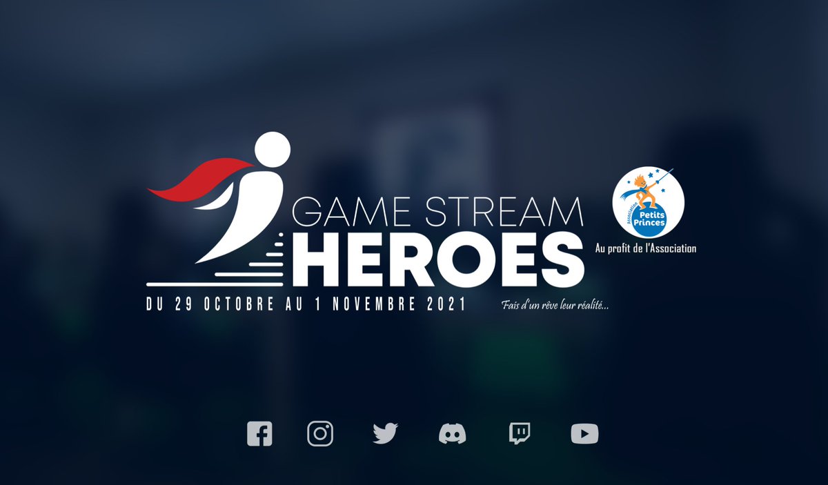 SteeweMary's tweet image. Aujourd'hui j'ai 40 ans et si je devais souhaiter quelque chose? Ce serait simplement que la communauté du Gaming Français se mobilise pour soutenir le GAME STREAM HEROES, un événement caritatif au profit de l'Association Petits Princes.
@manulevyoff @petitsprinces @TwitchFR