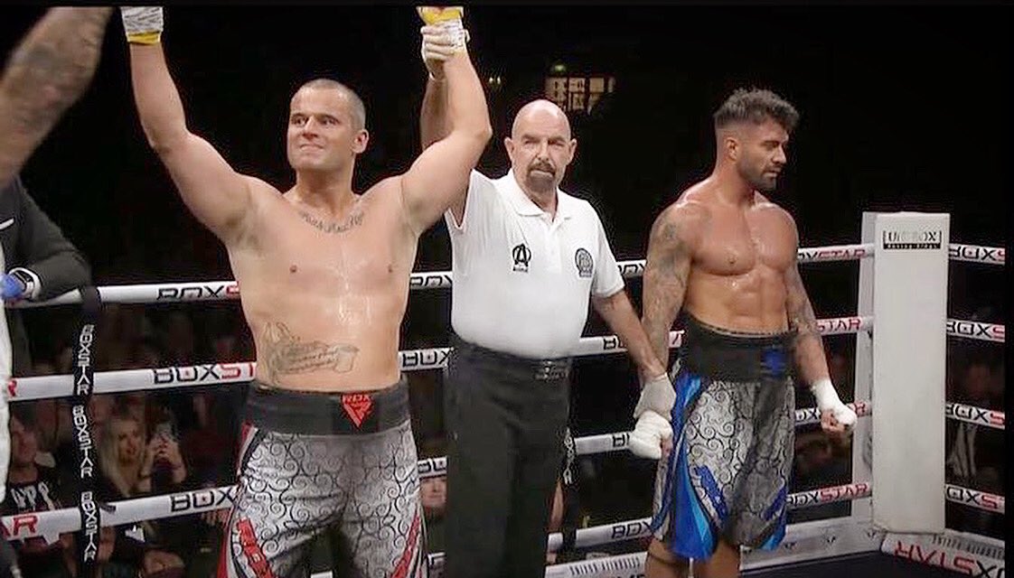 Winner 🙌🏼🥊

What an experience that was.

Win lose or draw anyone willing to go under those ropes to have a scarp has my respect as that shit ain’t easy especially with the fitness and constant mental battle. 

Loved it tho and thanks to my coach <a href="/Andy_IFLTV/">Andrew McCart iFLTV</a> 🏴󠁧󠁢󠁳󠁣󠁴󠁿
