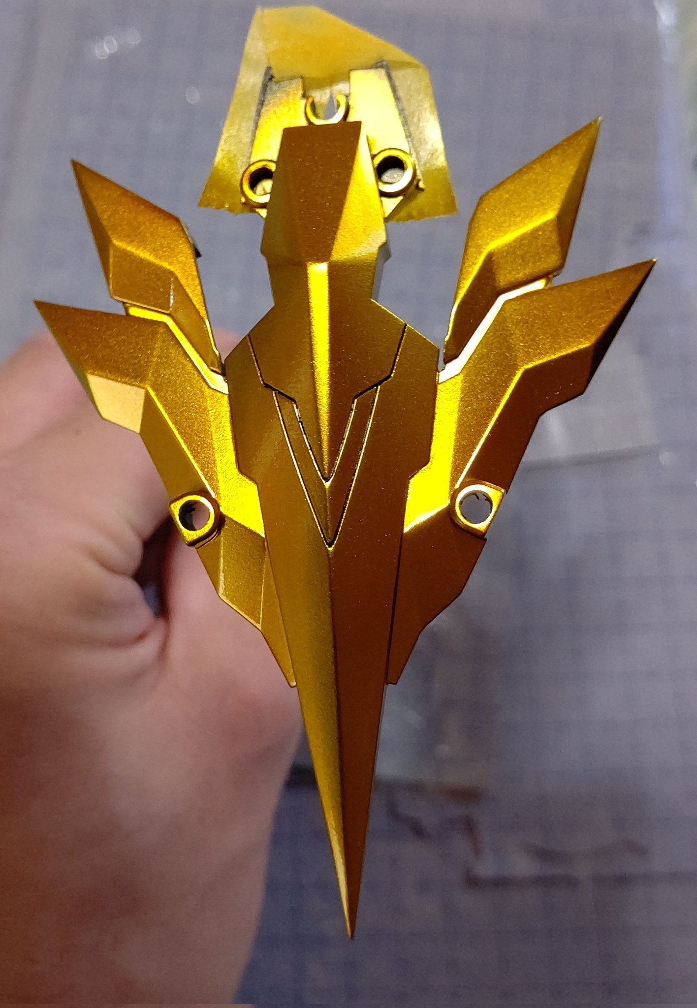 まつ イージスナイトの塗装もちょっとずつ進行中 お気に入りのスターブライトシルバーからクリアイエローでキャンディ塗装です ガンプラ T Co Ted4fe8ncw Twitter