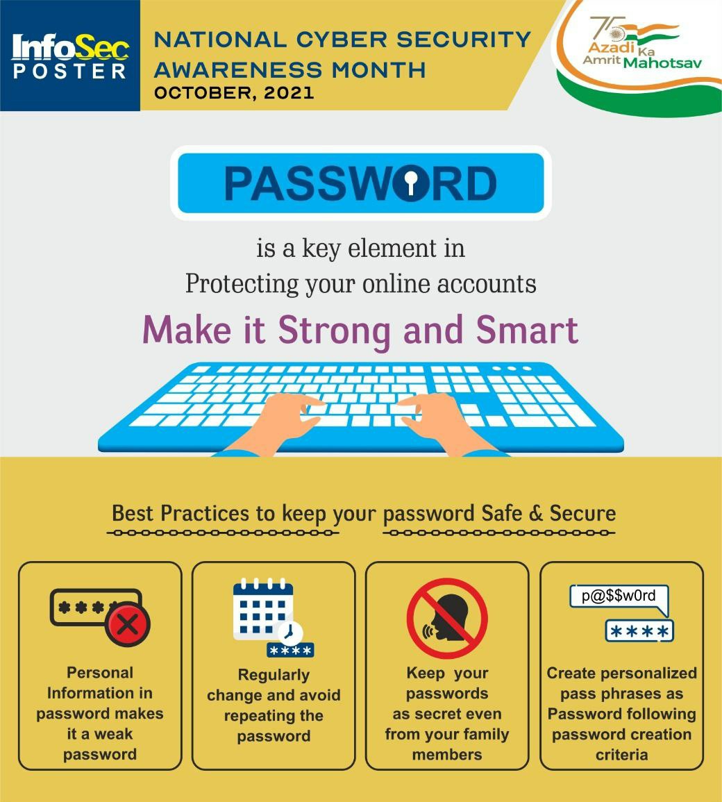 cybercopdelhi's tweet image. Your PASSWORD is the most important Cog in your Online Security Wheel.

#cybersecurity
#CybersecurityAwarenessMonth 

@DCPSEastDelhi @Cyberdost @LtGovDelhi @CPDelhi @dtptraffic @DCP_CCC_Delhi @DCPDwarka @neerajaarora @Neeraj_chopra1 @iamsrk @AmitShahOffice @OfficeOfNG @ANI