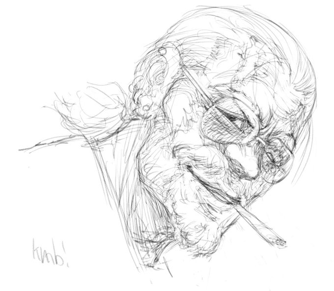 ラクガキ おじいさん 