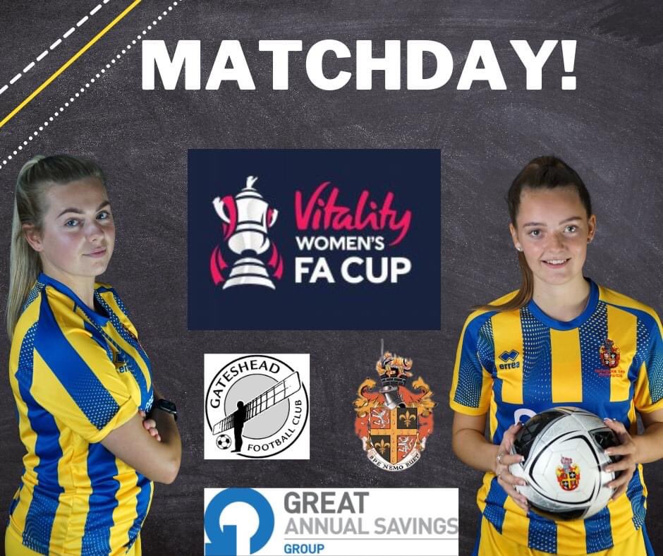 FA CUP DAY IS HERE

The ladies travel to <a href="/GatesheadLadies/">Gateshead FC Ladies</a> in the @VitalityWFACup 

2 PM Kick Off
Gateshead International Stadium 
(Artificial Pitch) 

#Moors #WeOnlyDoPositive
