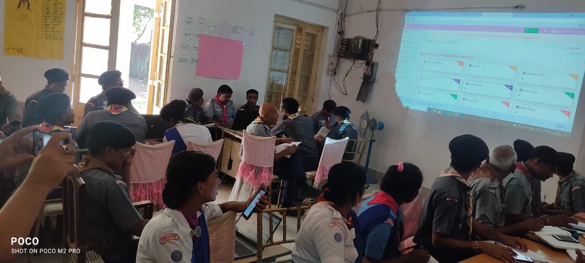 bsgnhq's tweet photo. Online Youth Management System System Training organised at SHQ Patna Bihar #OYMS #DigitalIndia @Anurag_Office @ianuragthakur @YASMinistry @aniljaindr https://t.co/2McTIYmauA