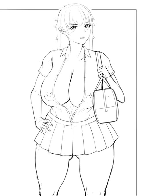 またヤンキーっ娘描いてる 大人しい地味なキャラの方が好きだったはずなんだけど…… 性癖開拓の旅は終わらないということか 