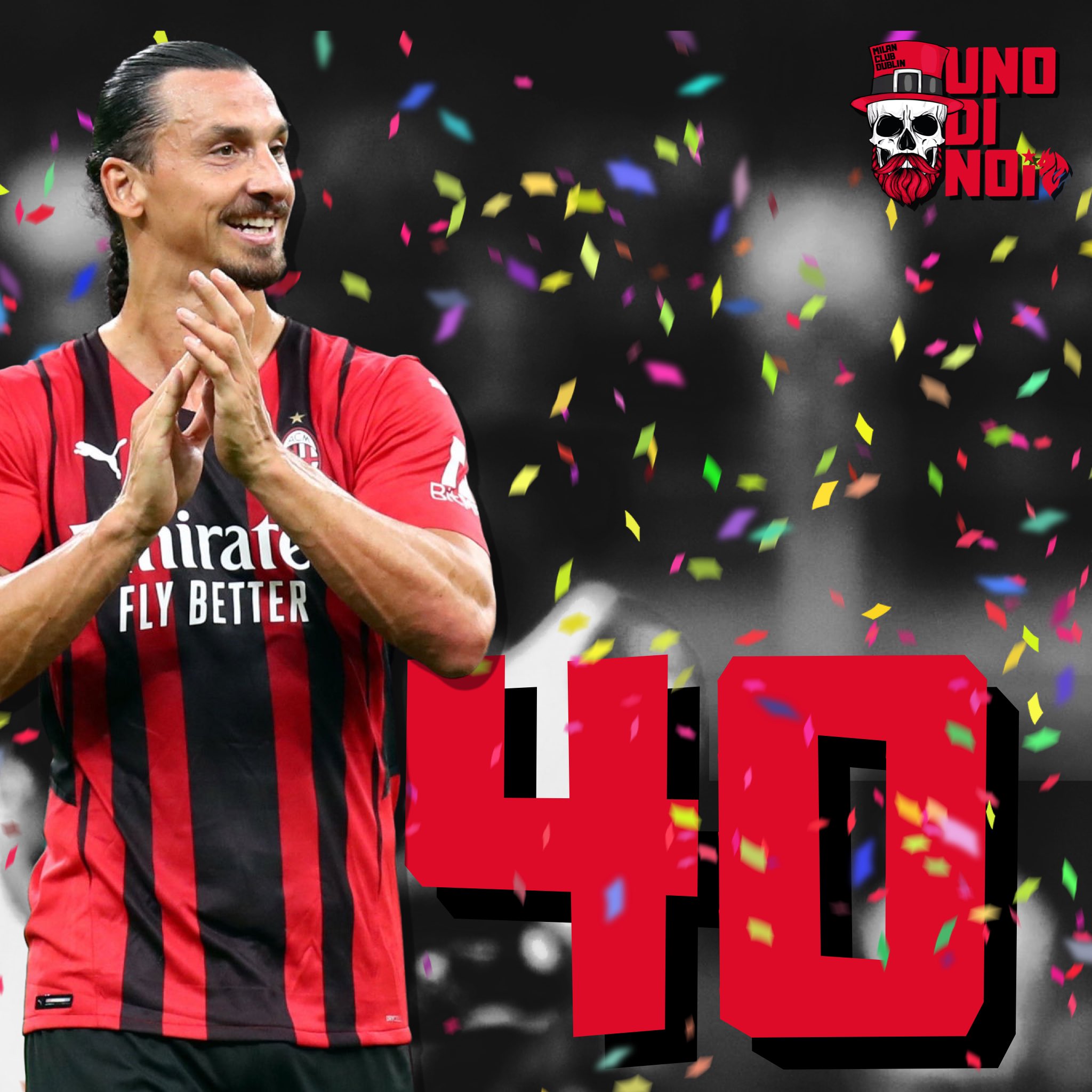 Happy 40th birthday to the one and only Zlatan Ibrahimovi ! 
