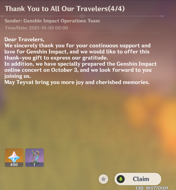 borbodor_'s tweet photo. in honor of getting these ✨beautiful ✨ 4/4 rewards i will be doing a 6480+1600 crystal giveaway to compensate for mihoyo's terrible management skills 🤩✨✨ to enter just like+rt, and reply with what you think would have been the perfect anniv reward 😥 ends in 5 days (Oct 7) https://t.co/MftKX4CziH