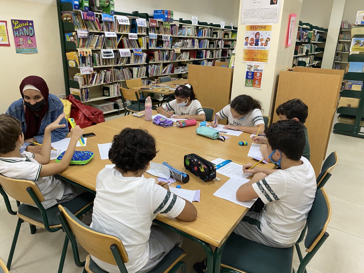 MMS_JO's tweet photo. Our learners visit the library regularly, where books take them straight to the heart of any concept they inquire into.

#MMS2021 #wearemms #wearemmsfamily #wearemmsstudents #PYP #primarySchool #PrimaryYearsProgramme #Primary #PrimaryYears #Grade4 #Library #Research #books https://t.co/AbzNKZ8N75