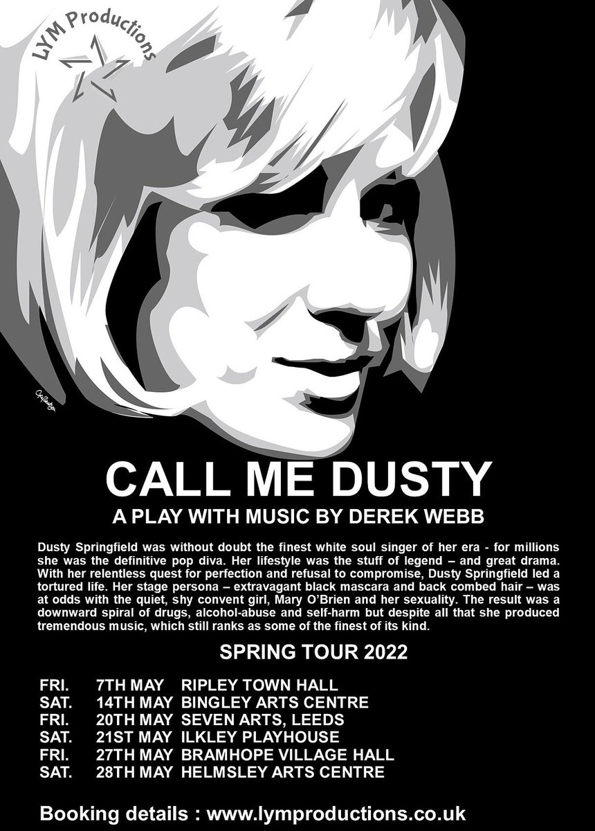 LYMproduction's tweet image. Another date added @helmsleyarts @LYMproduction @stagescripts @derekqwerty #dusty #drama #theatre