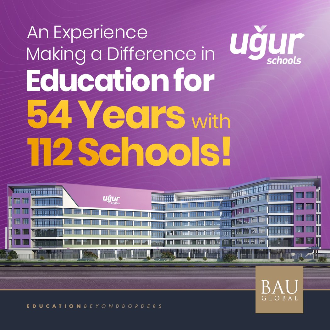 With its 112 schools and innovative education approach, Uğur Schools continue to achieve successes that shape the future of Turkey since 1968. <a href="/UgurOkullari/">Uğur Okulları</a>